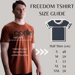 Freedom T-shirt - Ochre - Gorilla Health