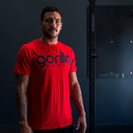 Freedom T-shirt - Navy on Red - Gorilla Health